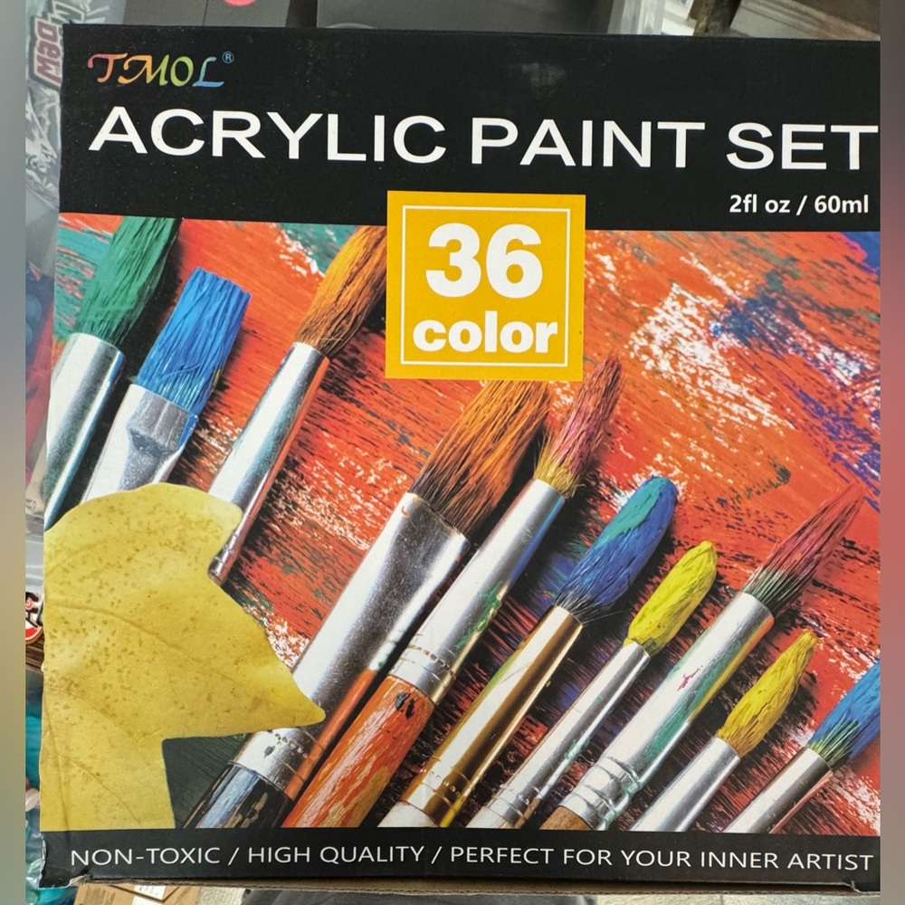 Acrylic Paint Set - 36 Colors
